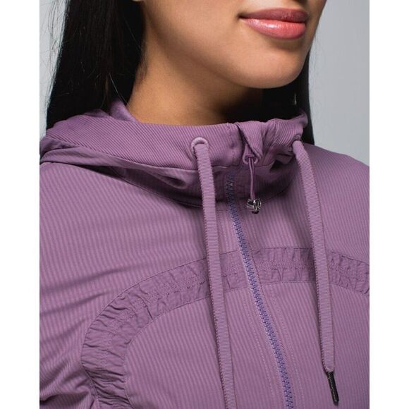 Lululemon Women’s Size 4 Dance Studio Jacket III Purple Fog Hoodie Full Zip - Picture 10 of 16